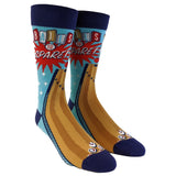 Men's Balls To Spare Socks Funny Bowling Humor Sports Novelty Graphic Footwear