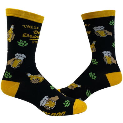 Men's These Are My Beer Drinking Socks Funny Party IPA Brew Graphic Novelty Footwear
