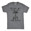 Mens Being My Sibling Is The Only Gift You Need Tshirt Funny Present Christmas Graphic Tee
