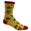 Women's Better Together Hawaiian Pizza Socks Funny Pineapple And Pizza Graphic Novelty Footwear