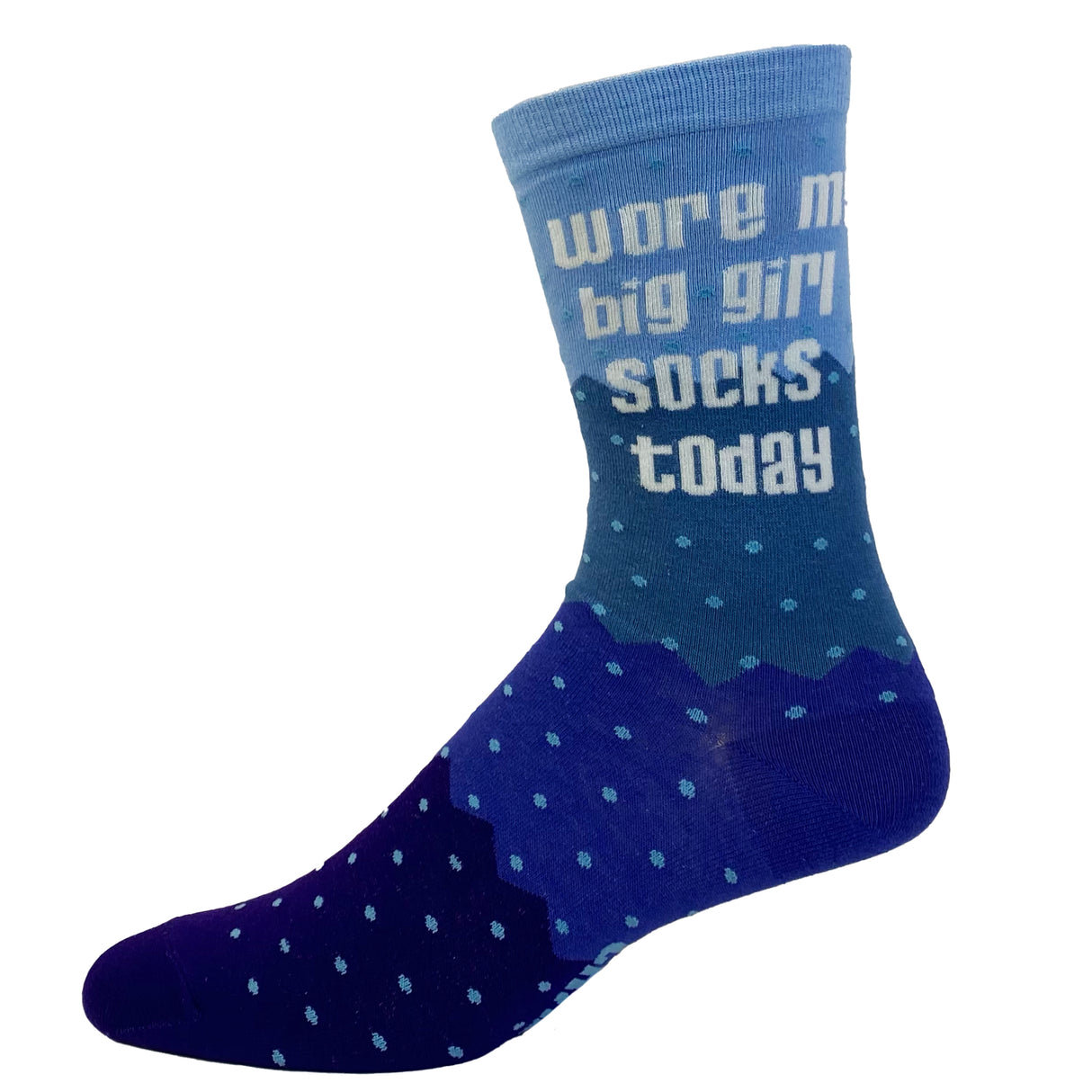 Women's Wore My Big Girl Socks Today Socks Funny Motivational Girl Power Graphic Footwear