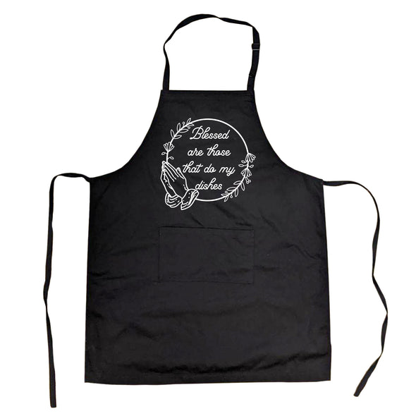 Blessed Are Those That Do My Dishes Cookout Apron