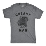 Mens Breast Man Tshirt Funny Thanksgiving Dinner Turkey Day Graphic Novelty Tee