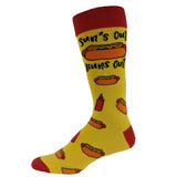 Men's Suns Out Buns Out Socks Funny Backyard Cookout Bar-b-que Summer Graphic Novelty Fotowear