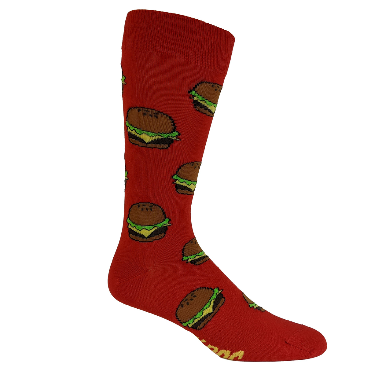 Women's Burger And Fries Socks Funny Junk Food Backyard Cookout Vintage Novelty Footwear