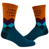 Women's I Came I Saw I Forgot What I Was Doing Socks Funny Introvert Sarcastic Graphic Novelty Footwear