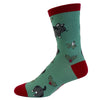 Men's Cat Butt Mistletoe Socks Funny Christmas Kitty Pet Lover Sarcastic Footwear