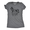 Womens Cat Butt Mistletoe Tshirt Funny Christmas Kitty Animal Lover Graphic Novelty Tee