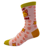 Women's Cat Mom Socks Funny Pet Kitty Animal Lover Mothers Day Graphic Footwear