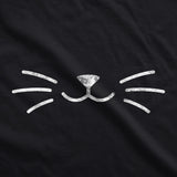Cat Whiskers Face Mask Funny Pet Kitty Lover Novelty Nose And Mouth Covering