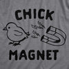 Toddler Chick Magnet Tshirt Funny Easter Sunday Baby Chick Holiday Novelty Tee