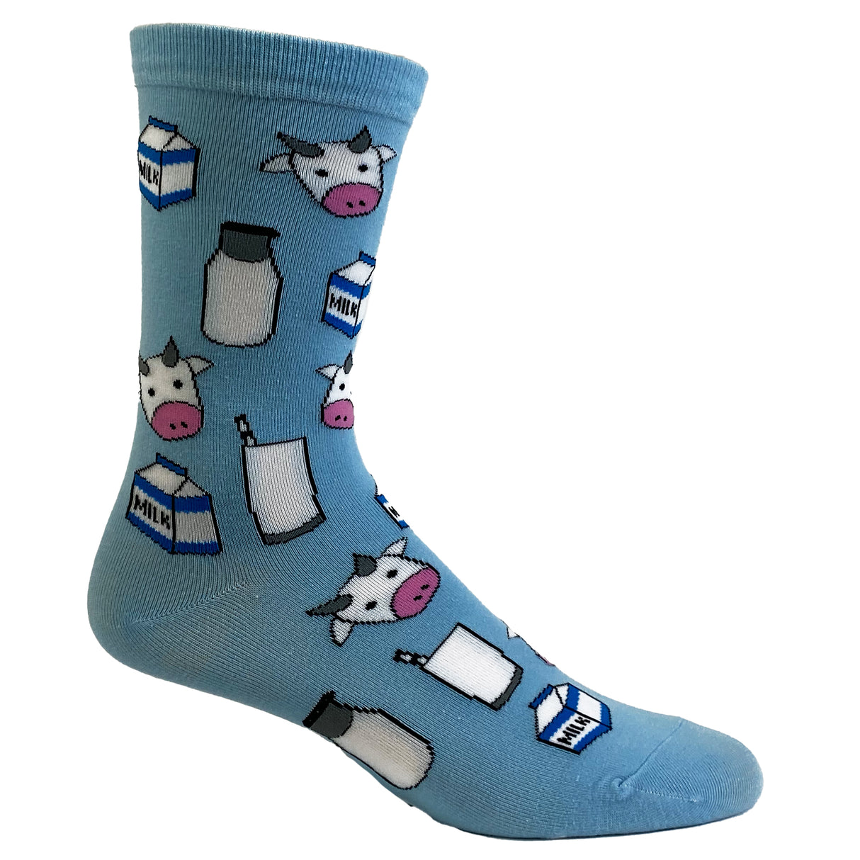 Women's Milk And Cookies Socks Funny Dessert Snack Graphic Novelty Footwear