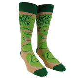 Men's Crop Duster Socks Funny Farting Bathroom Humor Airplane Graphic Novelty Footwear