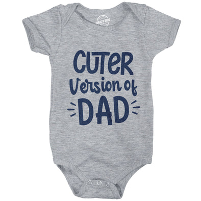 Cuter Version Of Dad Baby Bodysuit Funny Son Family Boy Graphic Novelty Jumper