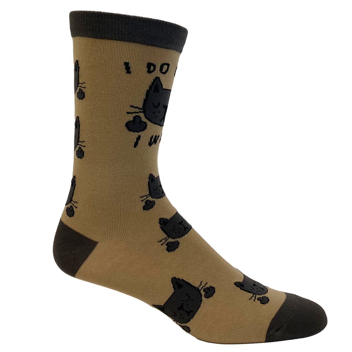 Women's I Do What I Want Cats Socks Funny Pet Kitty Animal Lover Graphic Novelty Footwear