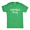 Mens Double Turds Tshirt Funny Movie Quote Golf Novelty Tee