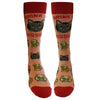 Men's Drink Up Pussies Socks Funny Cat Dad Drinking Adult Humor Sarcastic Novelty Footwear