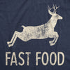 Womens Fast Food Tshirt Funny Deer Hunting Season Novelty Graphic Tee