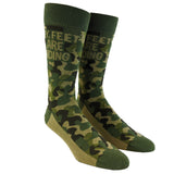 Men's My Feet Are Hiding Socks Funny Camo Army Print Hunting Novelty Graphic Footwear