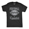 Mens Football Is Essential Tshirt Funny Sports Big Game Sunday Novelty Graphic Tee