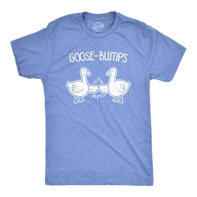 Mens Goose Bumps Tshirt Funny Knuckles Bird Fist Bump Graphic Novelty Tee