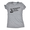 Womens Hey Trainwreck This Isn't Your Station Tshirt Funny Hot Mess Novelty Tee