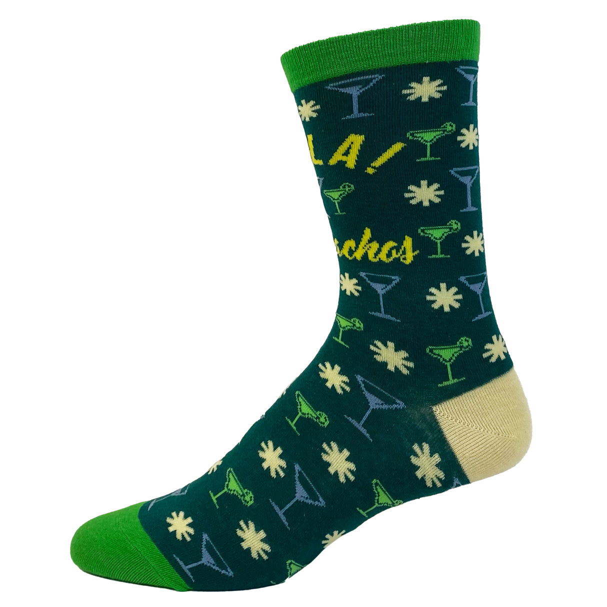 Women's Hola Bitchachos Socks Funny Tequlia Margarita Cinco De Mayo Graphic Footwear