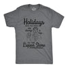 Mens Holidays With The Family Are A Trip To The Liquor Store Tshirt Funny Christmas Tee