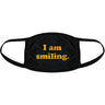 I Am Smiling Face Mask Funny Happy Face Novelty Graphic Nose And Mouth Covering