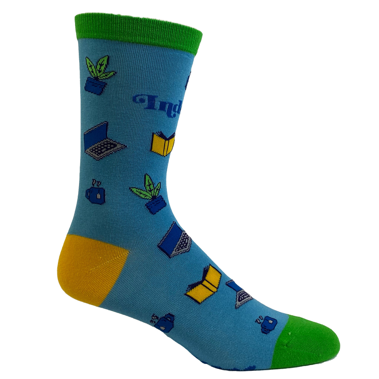 Women's Indoorsy Socks Funny Homebody Cozy Graphic Novelty Footwear