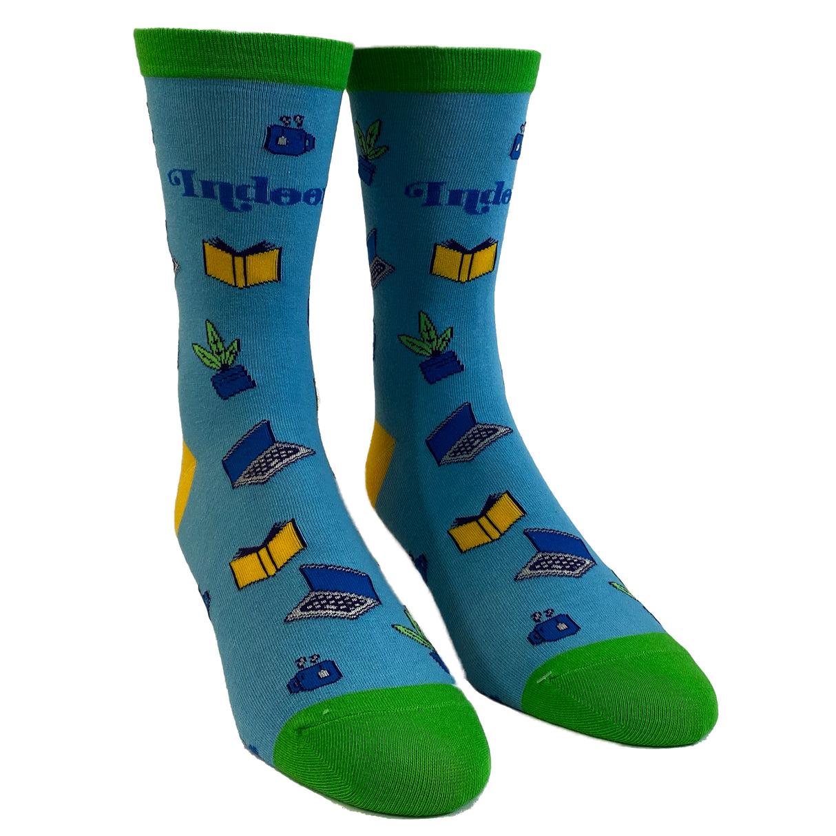 Women's Indoorsy Socks Funny Homebody Cozy Graphic Novelty Footwear