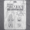 Womens Instant Human Tshirt Funny Coffee Action Figure Graphic Tee