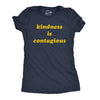 Womens Kindness Is Contagious Tshirt Funny Be Nice Positive Message Novelty Tee