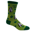 Women's Legalize Catnip Socks Funny 420 Marijuana Pet Kitty Graphic Footwear