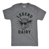 Mens Legend Dairy Tshirt Funny Cow Sunglasses Graphic Novelty Tee