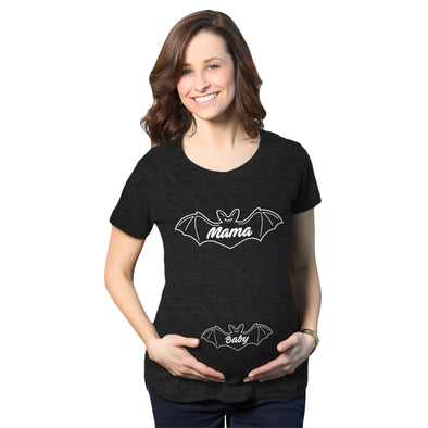 Maternity Mama Bat Baby Bat Pregancy Tee Funny Halloween Baby Announce –  Nerdy Shirts