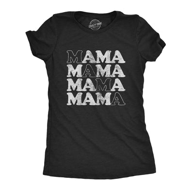 Womens Mama Tshirt Funny Mother's Day Mommy Graphic Mum Novelty Tee