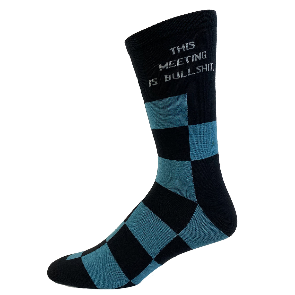 Men's This Meeting Is Bullshit Socks Funny Office Work Graphic Novelty Footwear