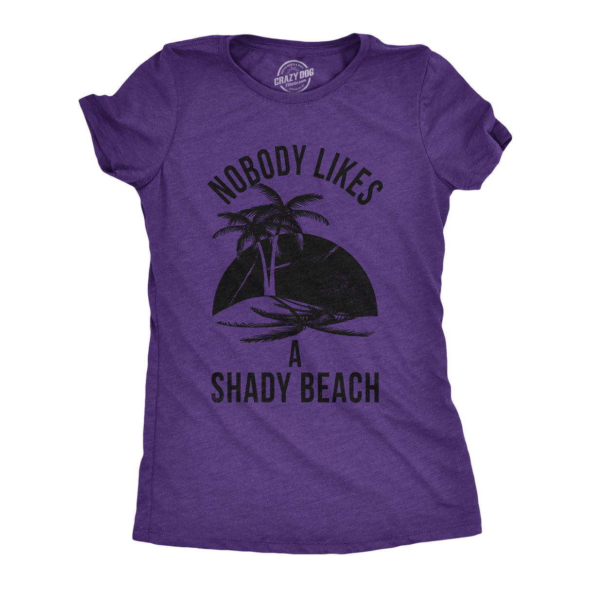 Womens Shady Beach Funny Shirts Cute Vacation Vintage Novelty Hilarious T shirt