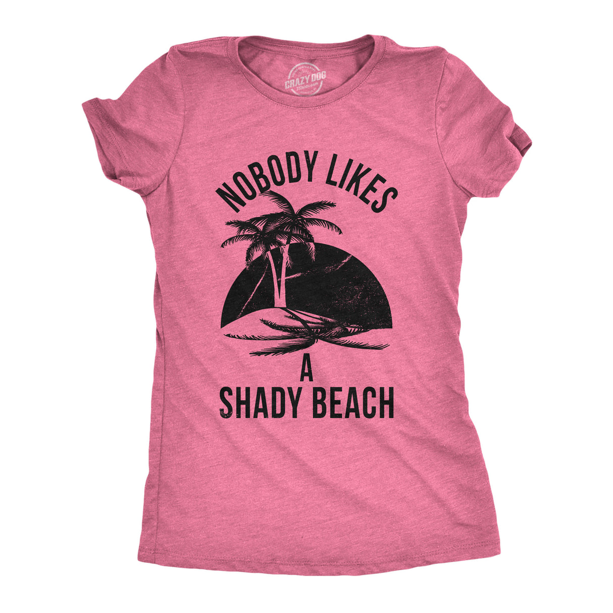 Womens Shady Beach Funny Shirts Cute Vacation Vintage Novelty Hilarious T shirt