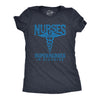 Womens Nurses Superheroes In Disguse Tshirt Quarantine Social Distancing Graphic Tee
