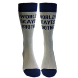 Youth Brother Socks Funny Cool Sibling Bro Graphic Novelty Footwear For Kids