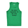 Mens Fitness Tank I'm Only Talking To My Dog Today Tanktop Funny Pet Puppy Lover Shirt