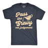 Mens Pass The Gravy Not Judgement Tshirt Funny Thanksgiving Dinner Turkey Day Graphic Tee