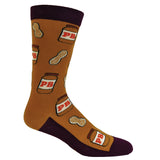 Women's Peanut Butter And Jelly Socks Funny Lunch Jam Sandwich Graphic Novelty Vintage Footwear