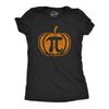 Women's Pumpkin Pi T Shirt Math Shirt Pie Thanksgiving Tee for Women