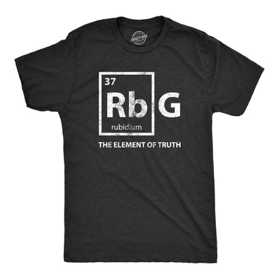 Mens RBG Element Of Truth Tshirt Ruth Bader Ginsburg Supreme Court Science Tee