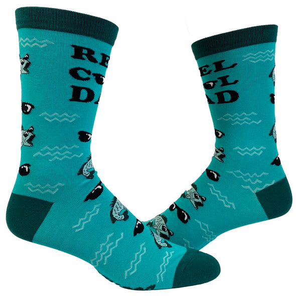 Men's Reel Cool Dad Socks Funny Fishing Lover Father's Day Gift Novelty Footwear For Dad