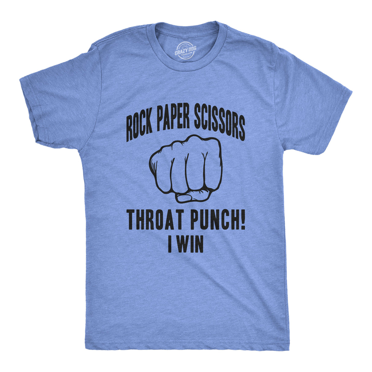 Rock Paper Scissors Throat Punch Men's Tshirt