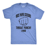 Rock Paper Scissors Throat Punch Men's Tshirt